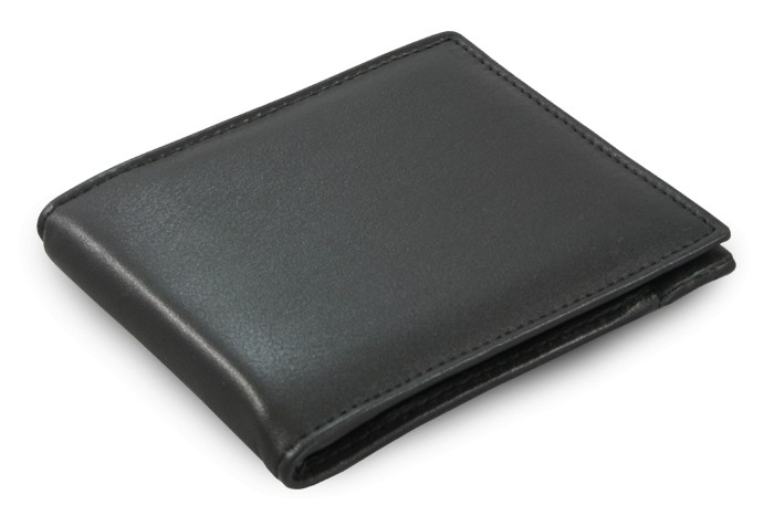 Černá pánská kožená peněženka s kapsou na mince Chasen