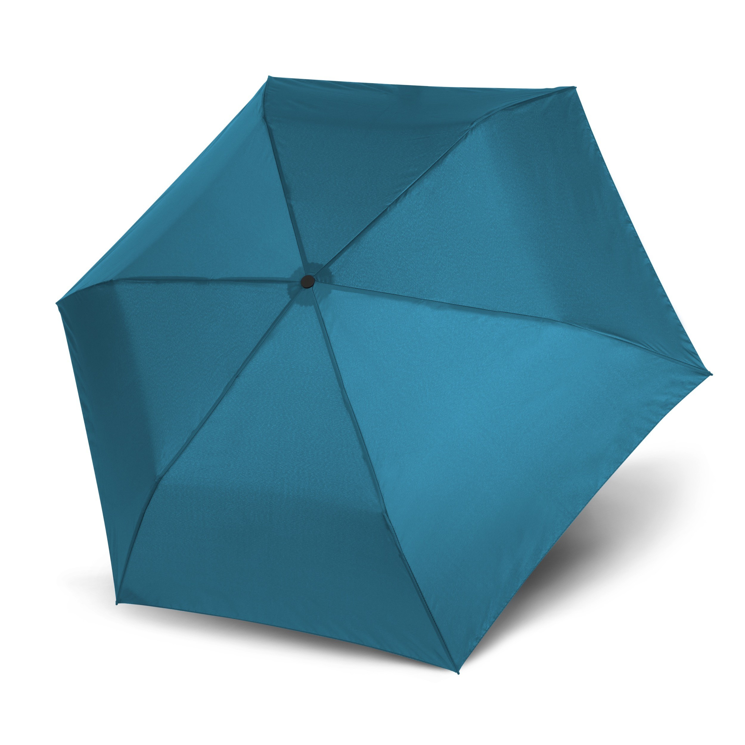 Modrý skládací odlehčený plně automatický dámský deštník Savva