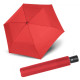 Červený skládací odlehčený plně automatický dámský deštník Patapios
