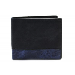 Modročerná pánská peněženka - dokladovka Manolis