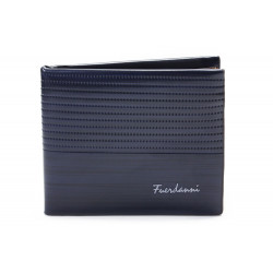 Tmavě modrá pánská peněženka - dokladovka Kiprianos
