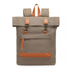 Hnědý velkokapacitní městský batoh Aristeides