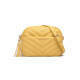 Žlutá zipová crossbody dámská kabelka Mirto
