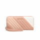 Růžová velká zipová dámská peněženka Hilja