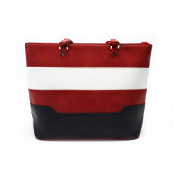 Červená barevná dámská zipová kabelka Urmas