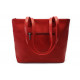 Červená barevná dámská zipová kabelka Urmas
