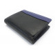 Černomodrá pánská kožená peněženka Taisto