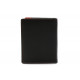 Černočervená pánská kožená peněženka Teuvo