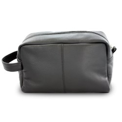 Černá kožená kosmetická etue Serenity