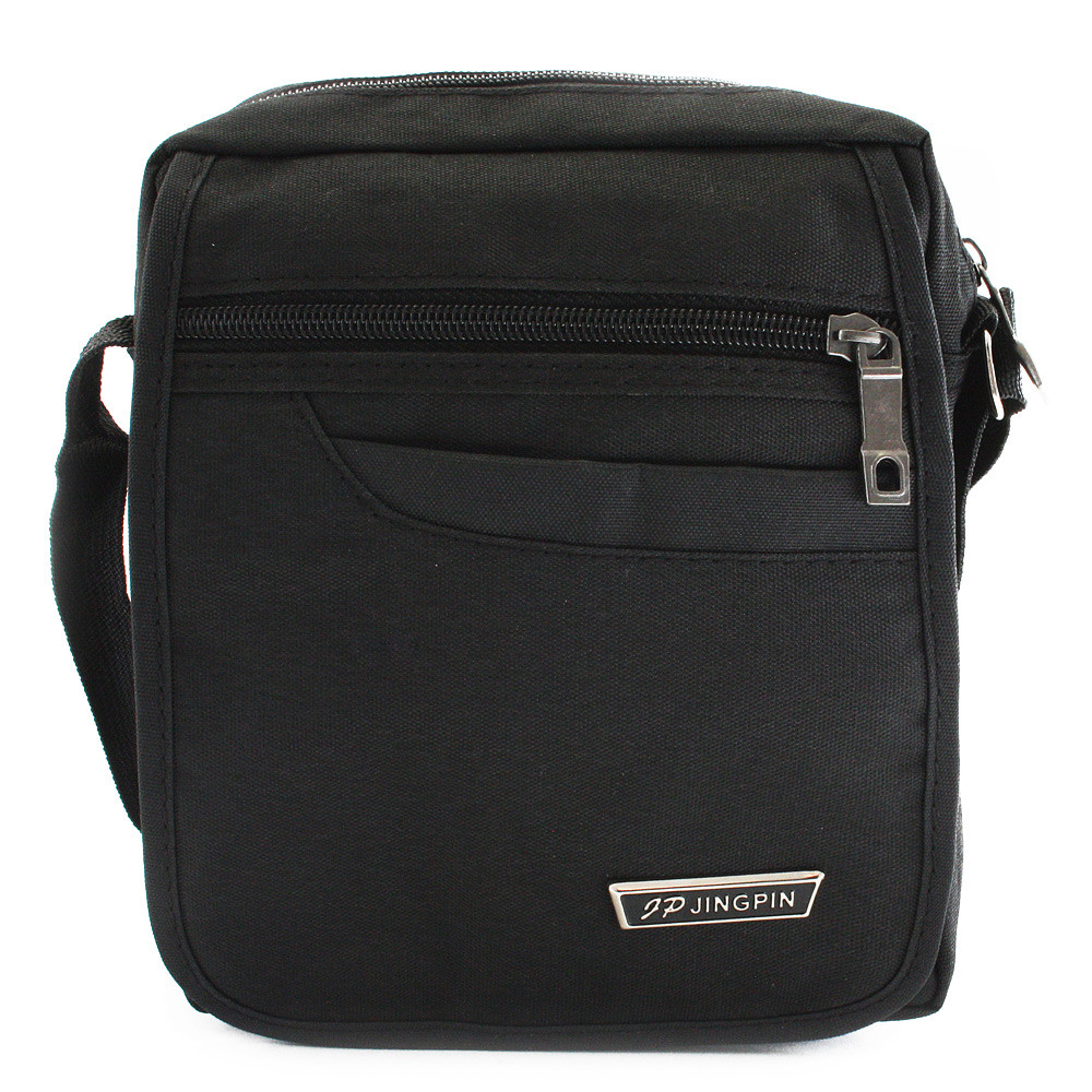 Černá pánská zipová crossbody taška Vellamo