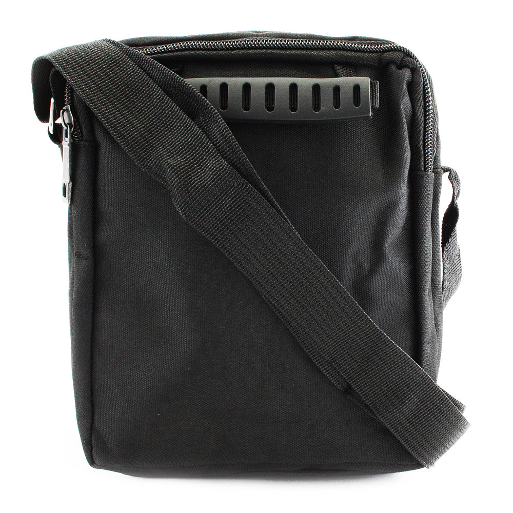 Černá pánská zipová crossbody taška Vellamo
