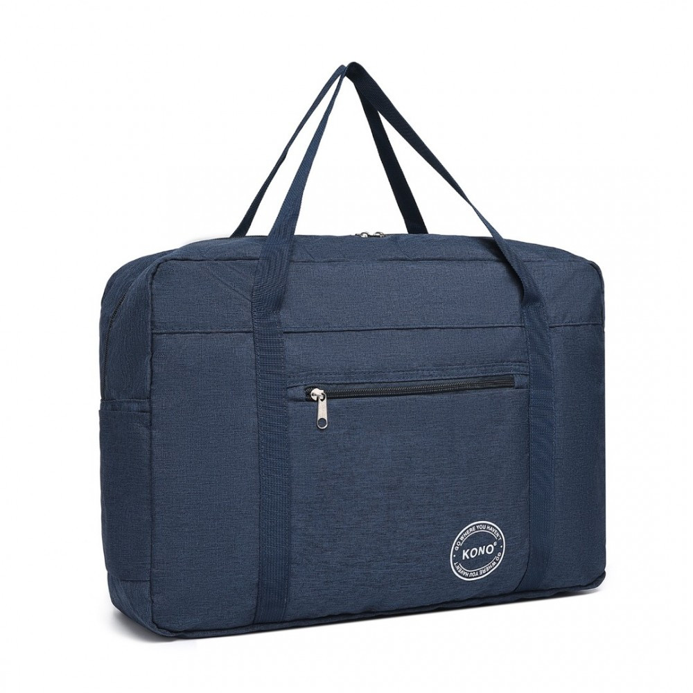 Modrá skládací příruční cestovní taška Stavros