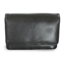Černá pánská kožená dokladová etue Piper