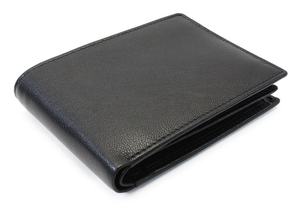 Černá pánská kožená peněženka Tuovi