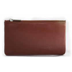 Hnědá kožená etue Kaylee