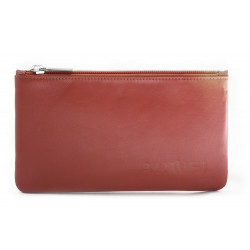 Tmavě růžová kožená etue Kaylee