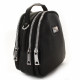 Černá trojzipová crossbody kabelka Kerkko