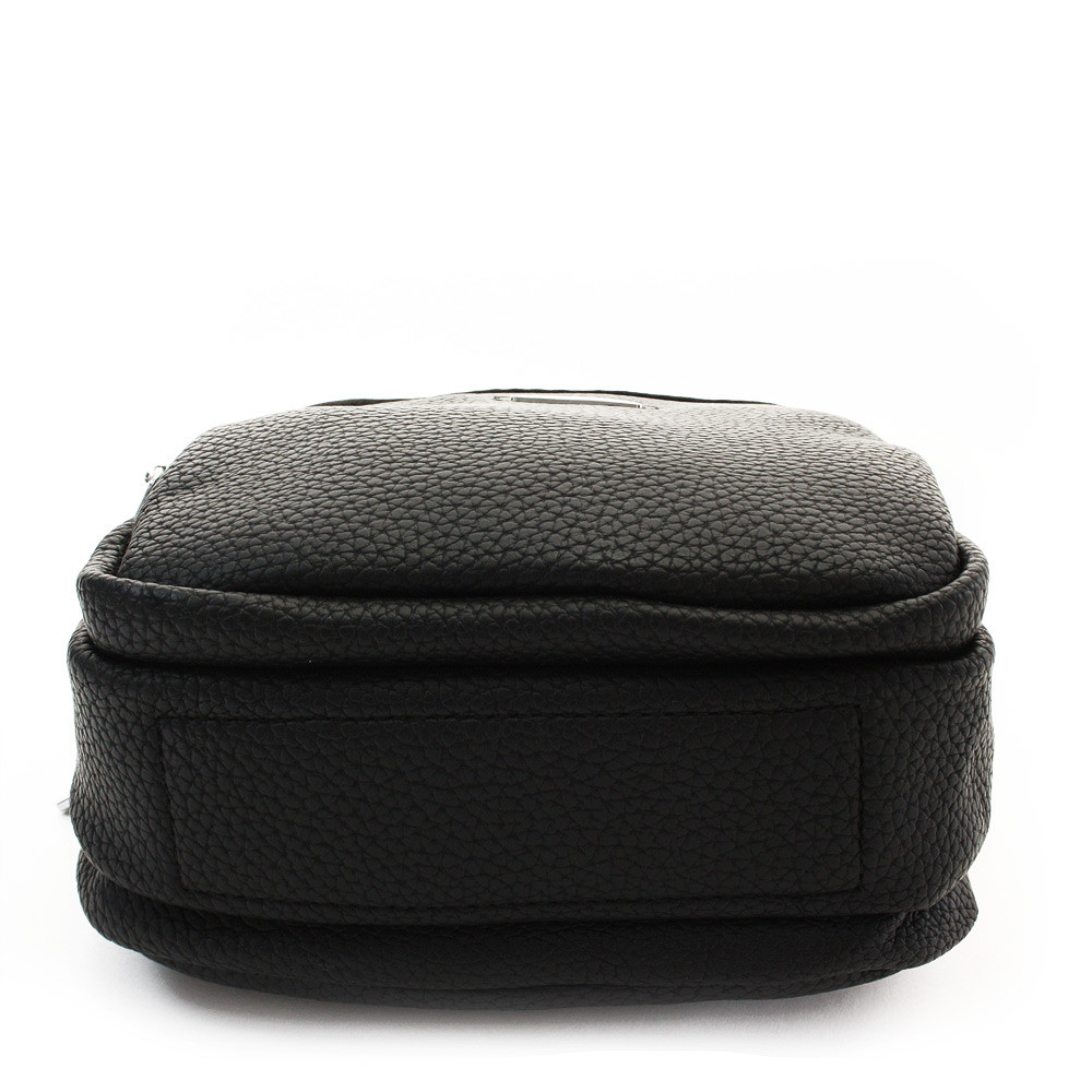 Černá trojzipová crossbody kabelka Kerkko