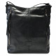 Černá moderní zipová crossbody kabelka Ulpu