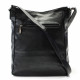 Černá moderní zipová crossbody kabelka Ulpu