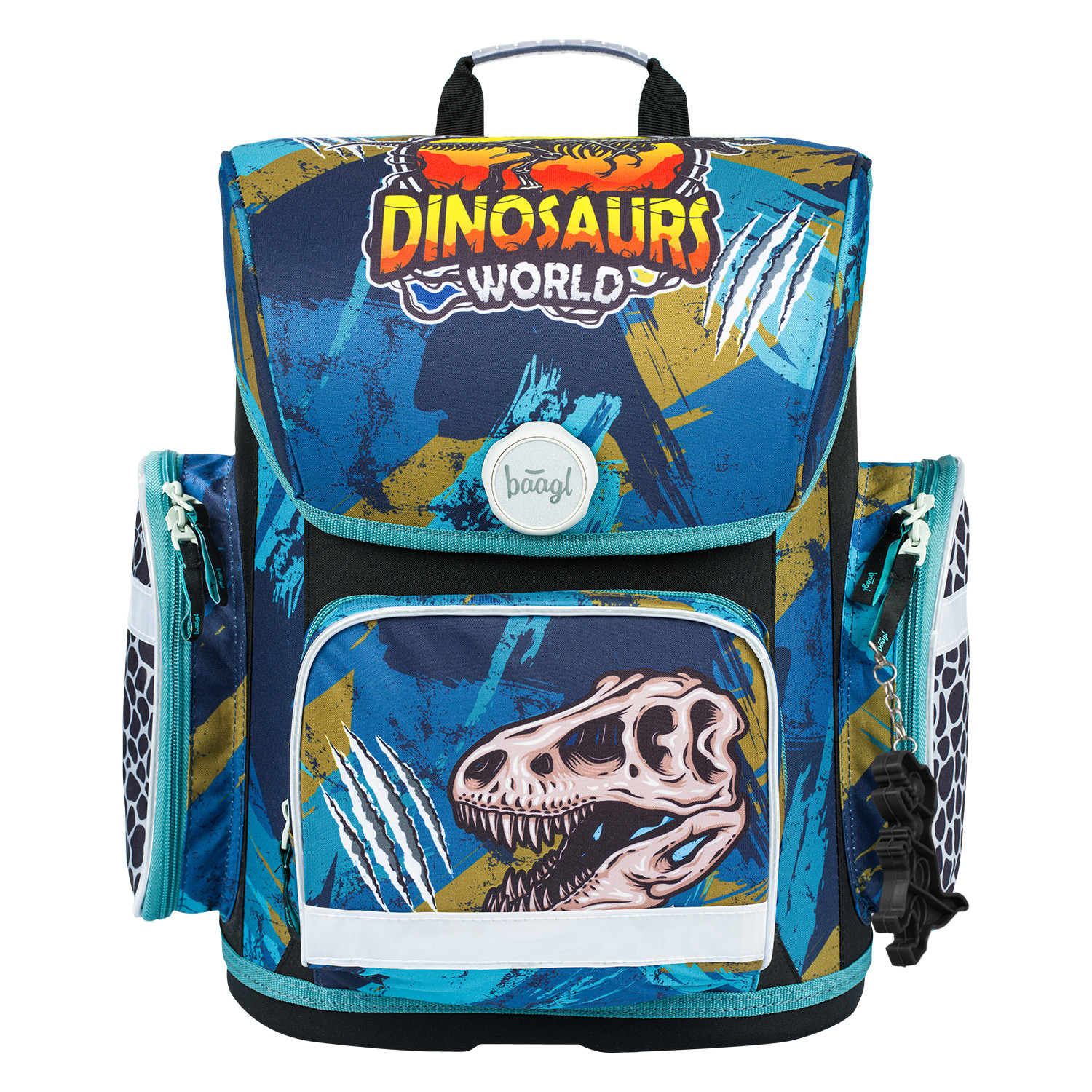 Klopnová školní aktovka pro kluky s motivem dinosaura Ilari