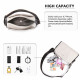 Smetanová kožená crossbody dámská kabelka Ariadne