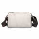 Smetanová kožená crossbody dámská kabelka Ariadne