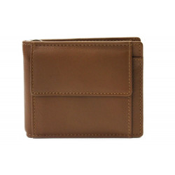 Hnědá pánská kožená peněženka - dolarovka Parker