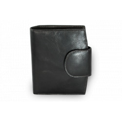 Černá dámská kožená peněženka se zápinkou Eruvére