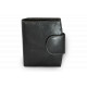 Černá dámská kožená peněženka se zápinkou Eruvére