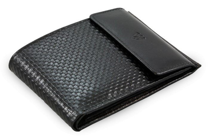 Černá kožená pánská peněženka Alexia