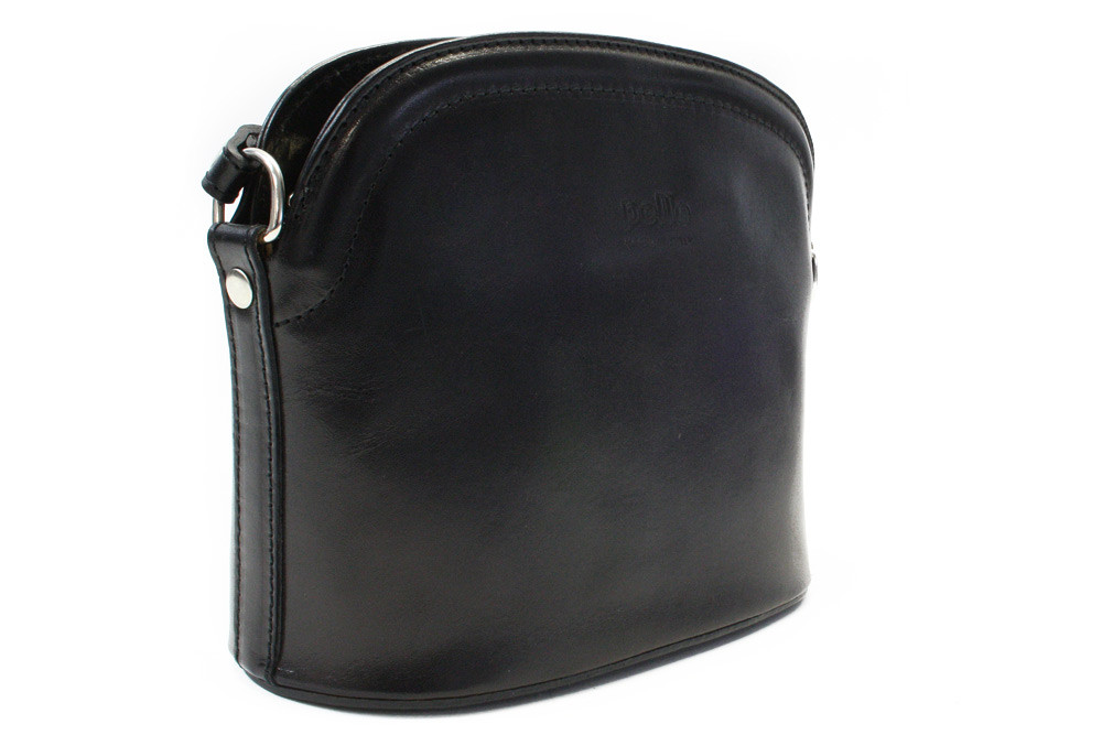 Černá dámská elegantní kožená kabelka Failo