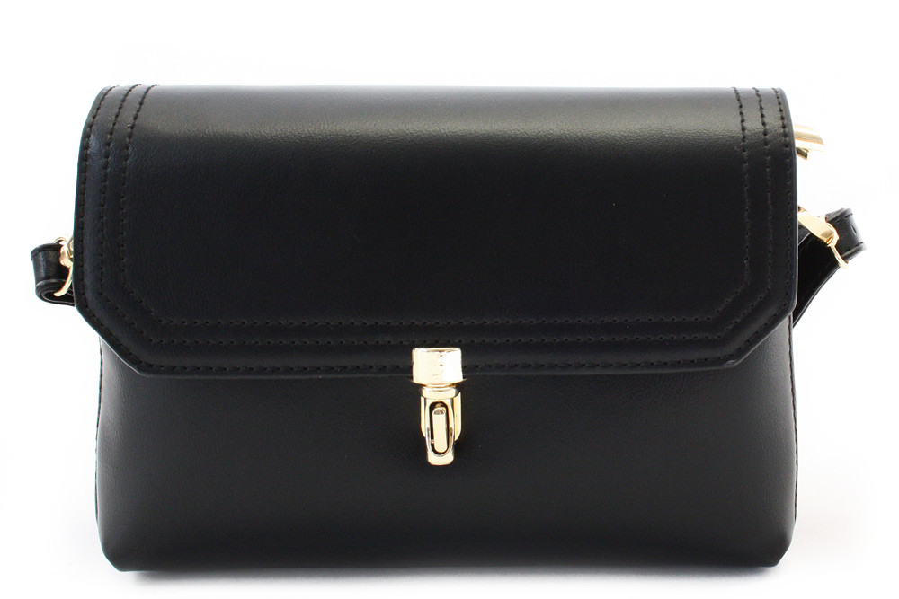 Černá menší dámská crossbody kabelka Tavaril