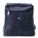 Tmavě modrý klopnový dámský batoh Mano