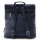 Tmavě modrý klopnový dámský batoh Mano