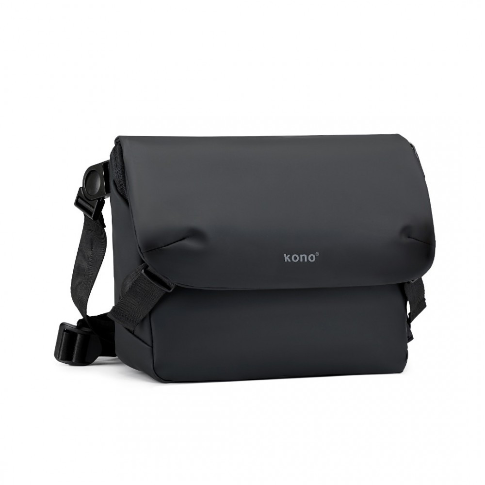 Černá pánská voděodolná crossbody taška Casen