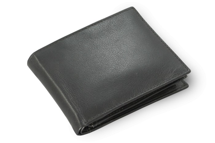 Černá pánská kožená peněženka Donbie