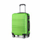 Světle zelený kvalitní cestovní velký kufr Jaiden