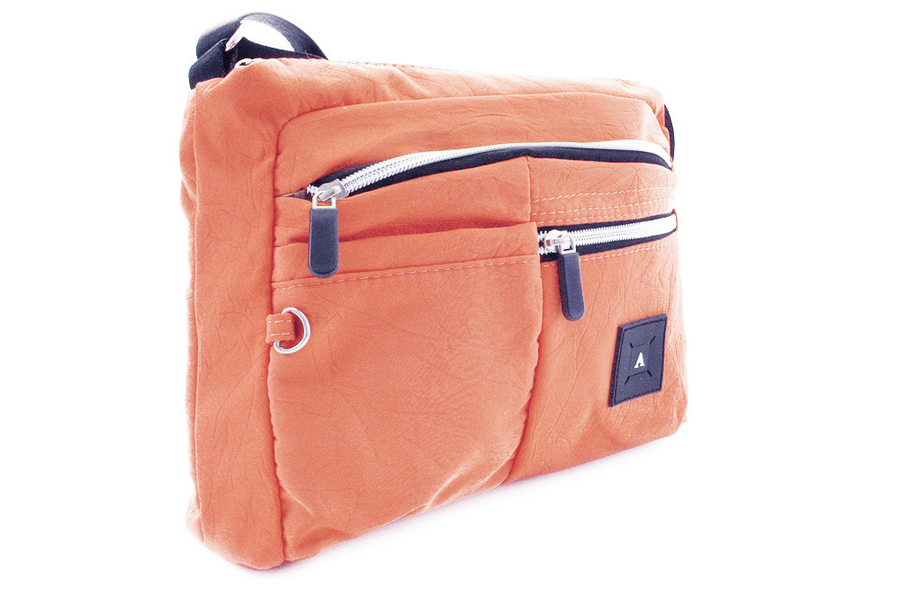 Růžová zipová dámská crossbody taška Baylen