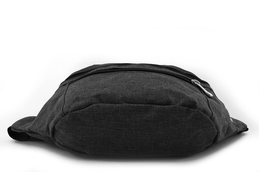 Černá zipová ledvinka Sevasti