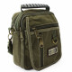 Tmavě zelená pánská crossbody taška Urijah