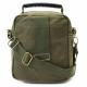 Tmavě zelená pánská crossbody taška Urijah