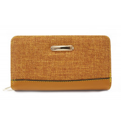 Hnědá zipová dámská peněženka Trace