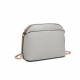 Šedá elegantní crossbody dámská kabelka Chrisa