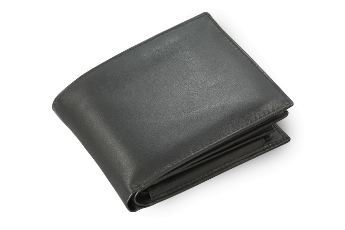 Černá pánská kožená peněženka Antonio