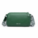 Zelená kožená crossbody dámská kabelka Iousta
