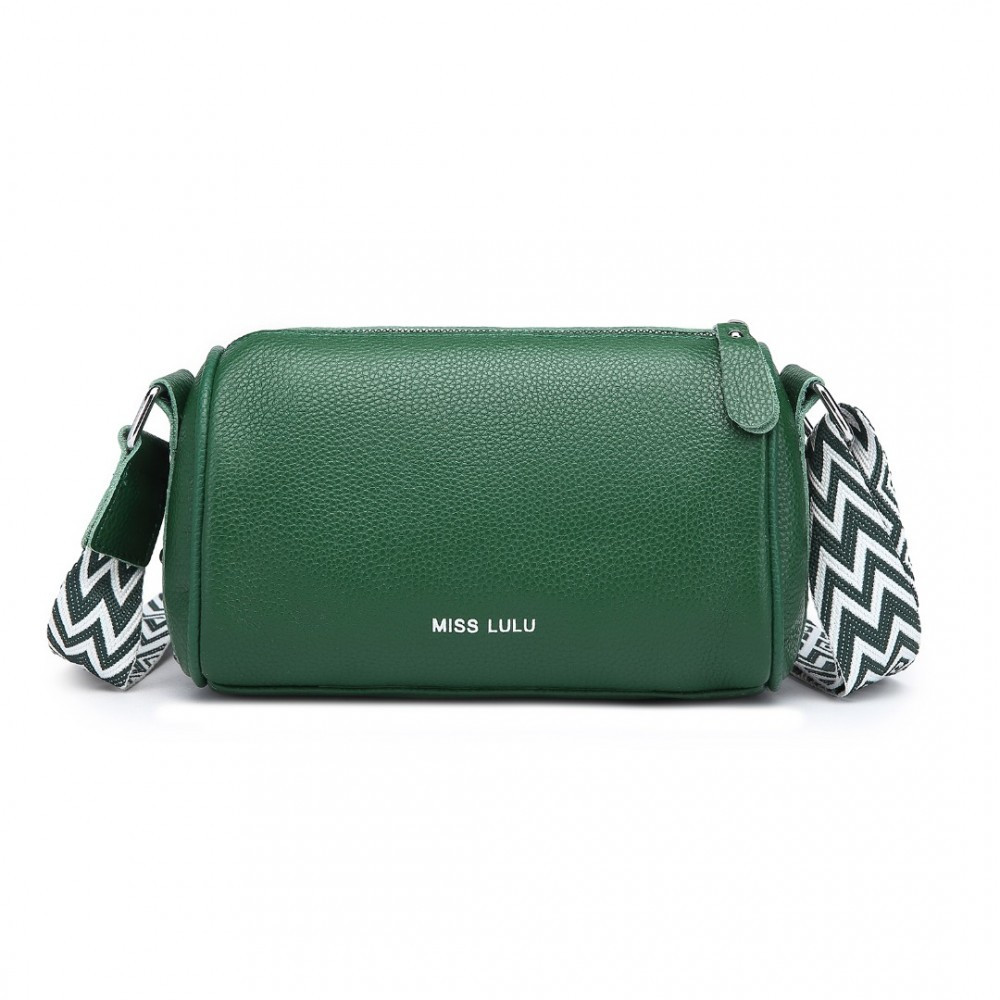 Zelená kožená crossbody dámská kabelka Iousta