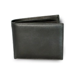 Černá pánská kožená peněženka Agapito