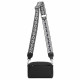Černá crossbody kabelka s výrazným popruhem Bethany