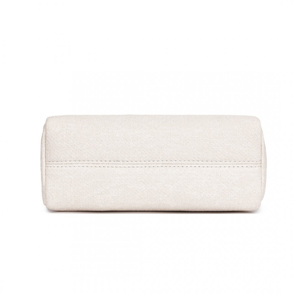 Béžová crossbody kabelka s výrazným popruhem Bethany